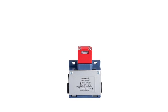 L53 Metal Body Metal With Right Angle+Flat Key Safety Switch Slow Action 1NO+1NC Limit Switch